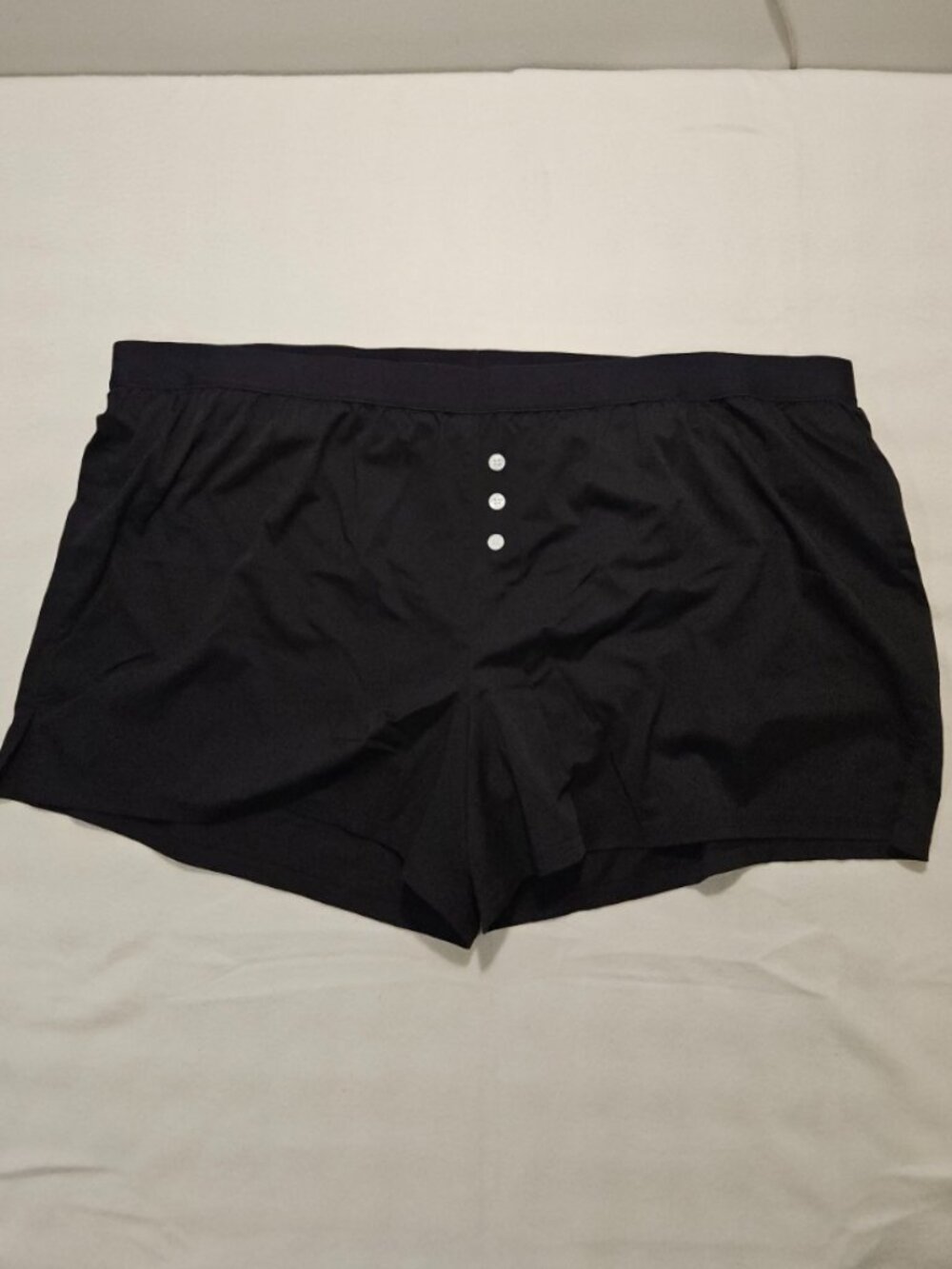 Knix Super Leakproof Dream Boxer Bamboo Sleep Shorts Black Plus Size 4XL XXXXL